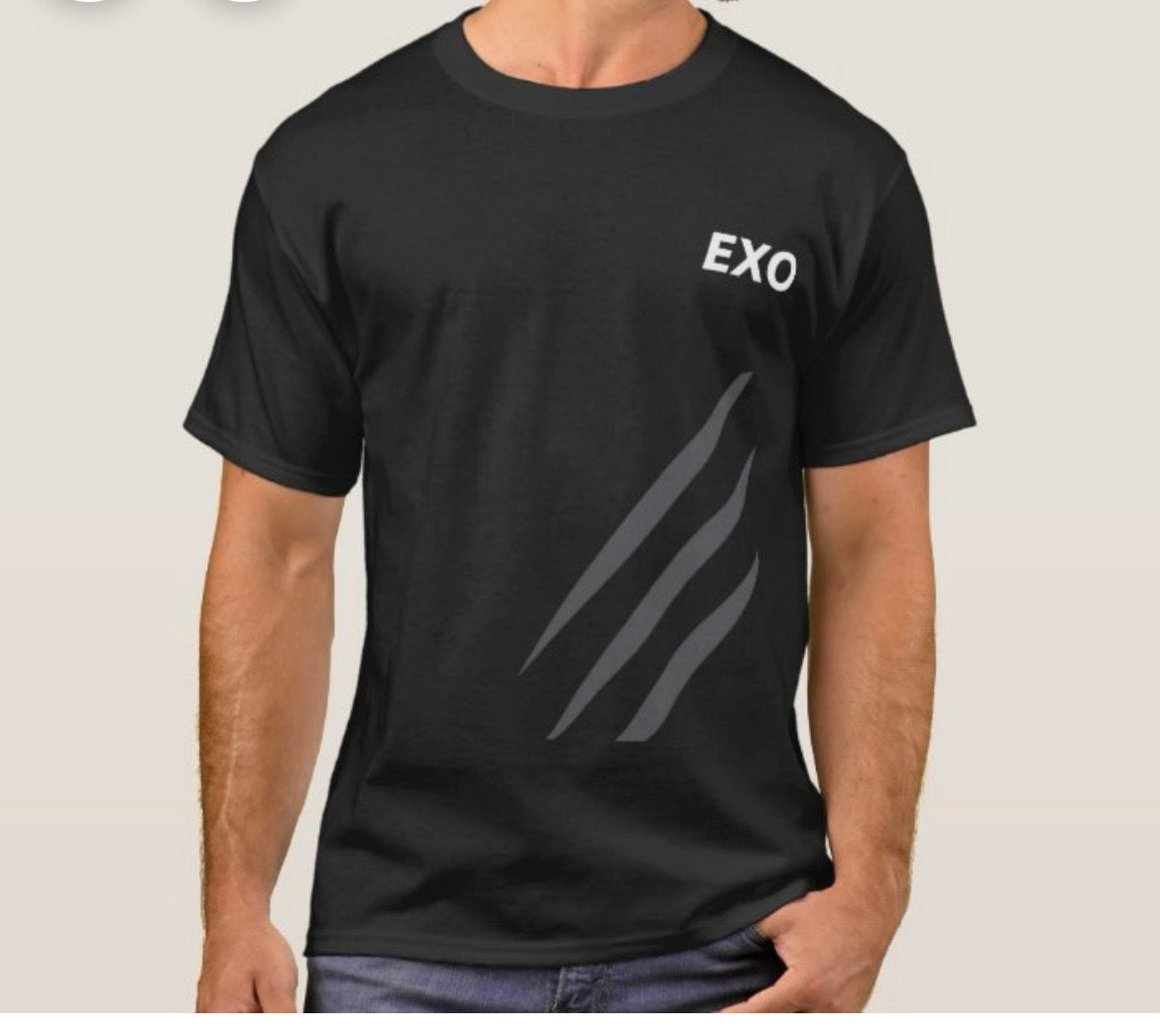 Black Shadowline Tee-Exo